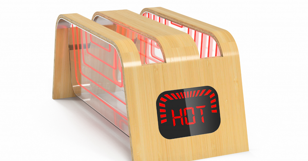 Awesome: A Glass and Bamboo Toaster That Lets You Watch Your Toast Burn