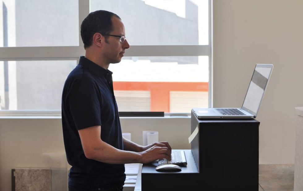 Save Those New Years’ Resolutions With This $25 Standing Desk