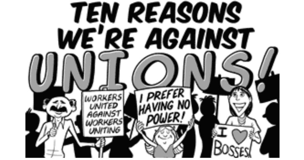 The 10 Silliest Arguments Against Unions in One 10-Panel Cartoon