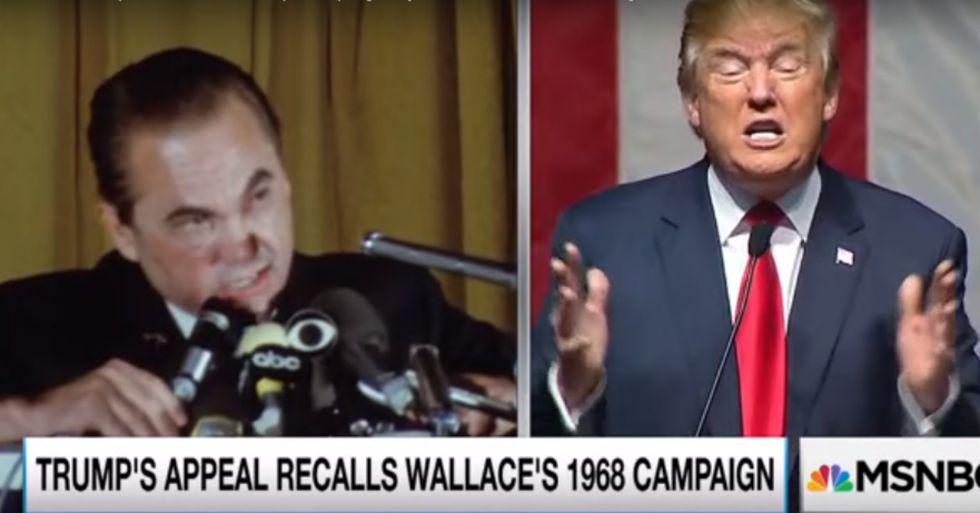 Rachel Maddow Looked at Old Footage of George Wallace … Is Trump Borrowing From His Campaign?