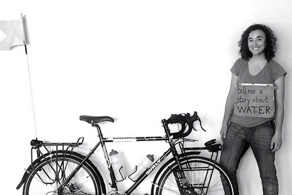 This Woman Is Biking Across the World to Collect Stories of Climate Change