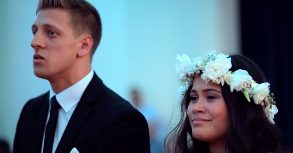 This Is Definitely the Most Intense Wedding Dance You’ll See All Day