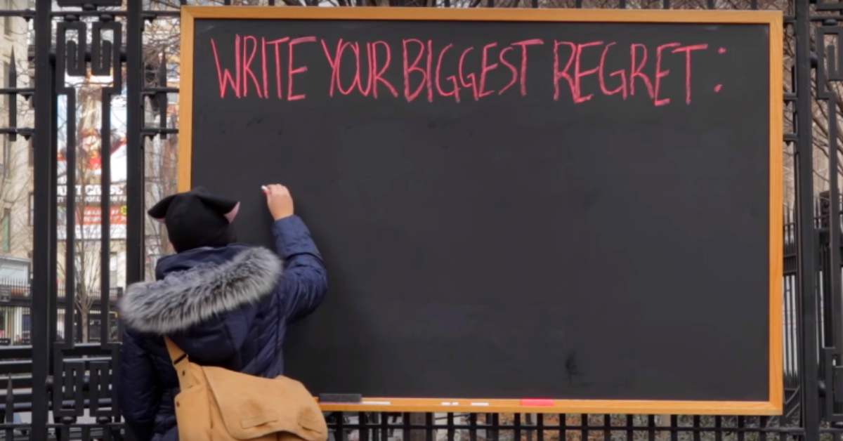 regret, psychology, life lessons