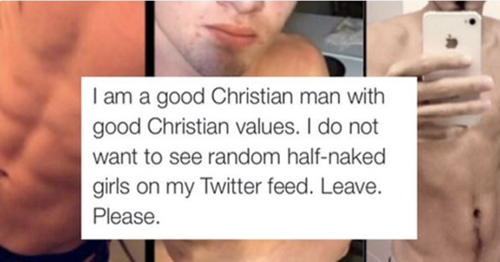 Sexist hypocritical men on Twitter are being embarrassed non-stop by one brilliant woman.