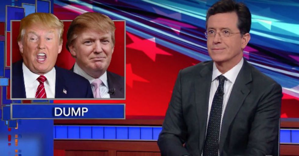 Stephen Colbert Moderates an All-Trump Debate