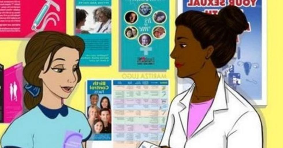 To Promote Cervical Cancer Awareness, Disney Princesses Are Going to the Ob-Gyn