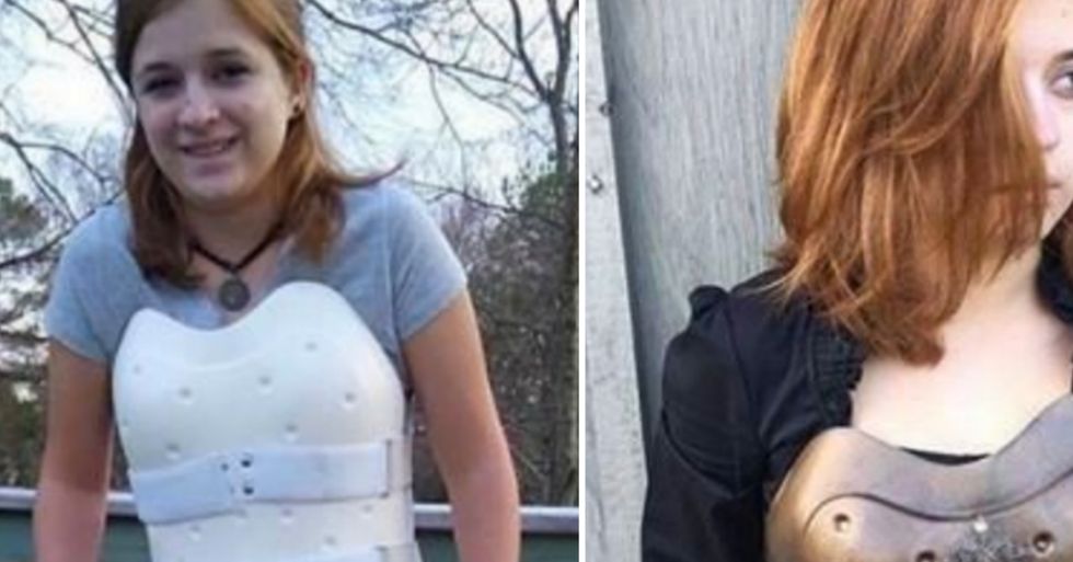 High Schooler Turns Her Boring Back Brace Into Badass Cosplay Armor