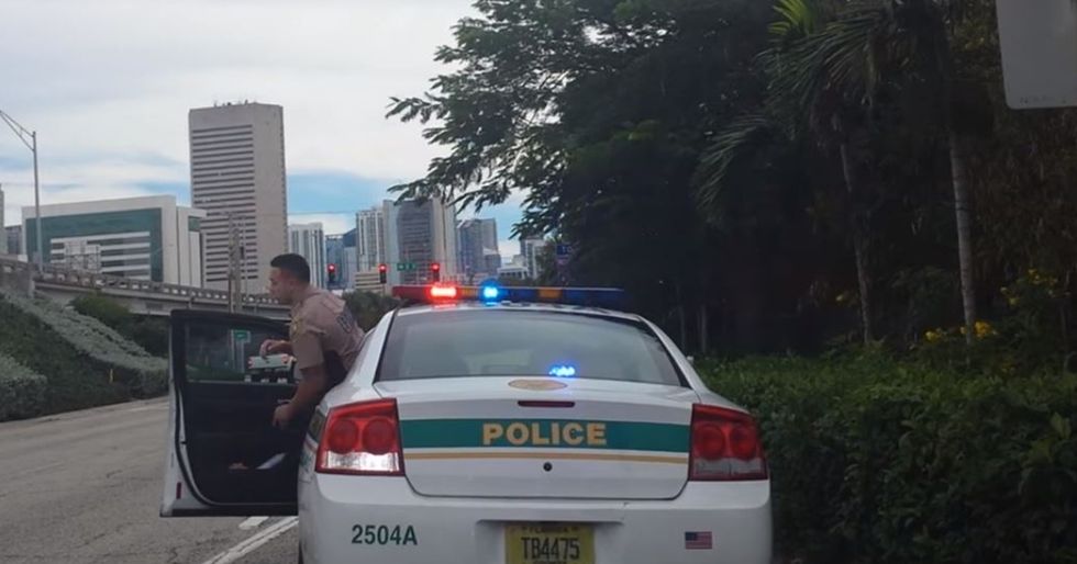 Florida Woman Films a Cop Speeding, Pulls Him Over