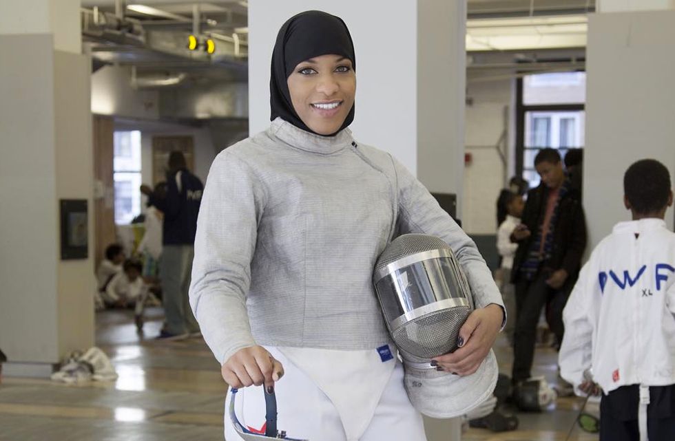 Meet the First Muslim American Olympian to Compete in a Hijab