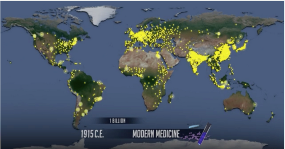 Each of the Little Yellow Dots on This Map? 1 Million People
