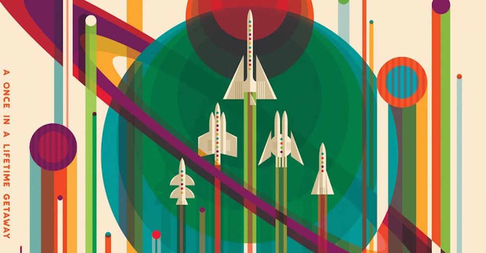 Check out these gorgeous posters promoting the future of space travel