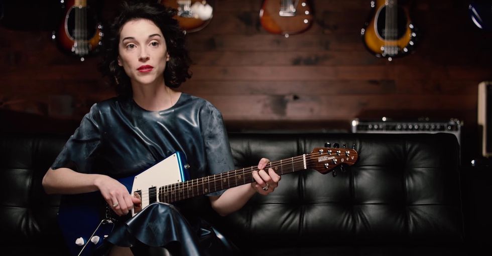 St. Vincent Created a Women-Friendly Guitar That Has ‘Room for Breasts’