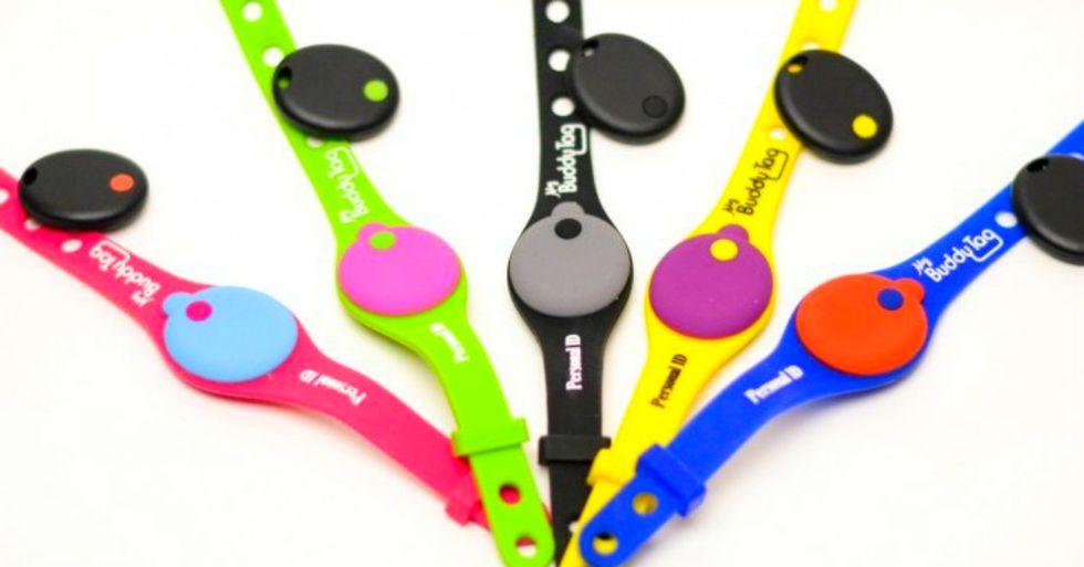 After a child went missing, someone invented a wristband that helps prevent abductions