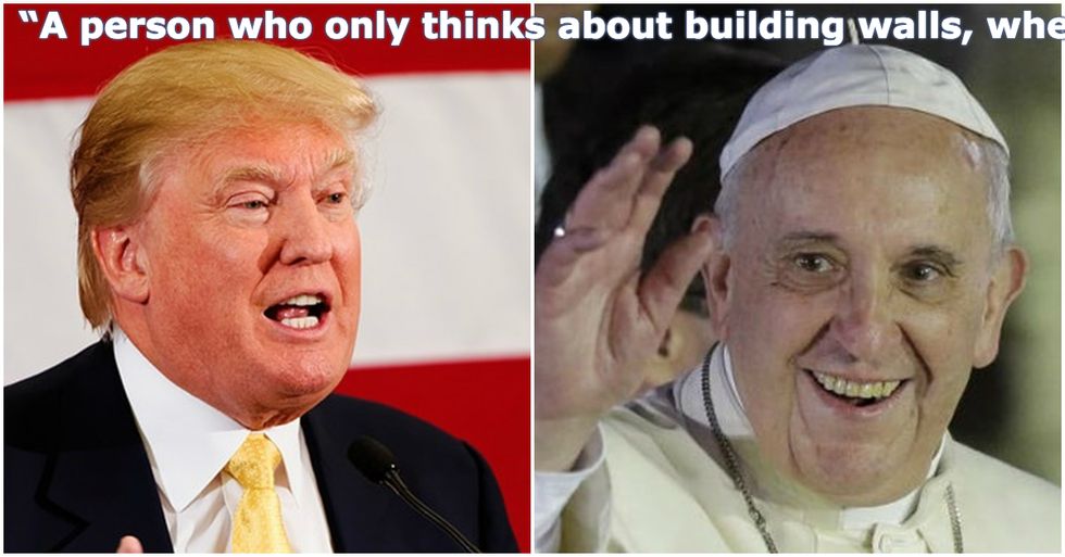 The Pope, the Donald, and the Wall