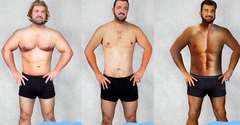 19 Countries Photoshopped One Man to Fit Their Idea of the Perfect Body