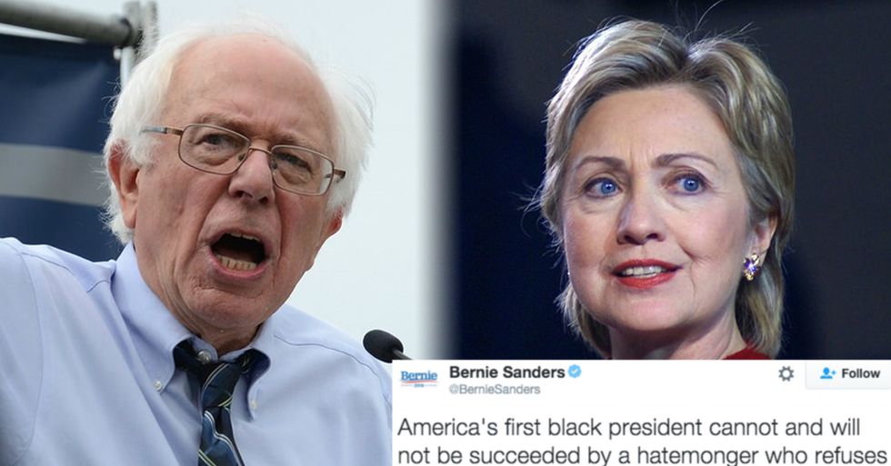 Bernie and Hillary Come Together After Trump Refuses to Disavow the KKK
