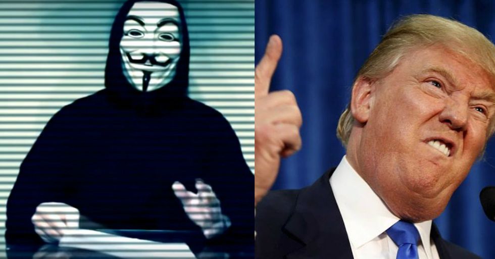 Anonymous Declares War on Donald Trump
