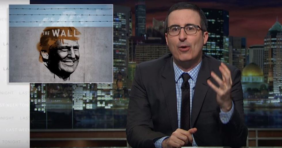 John Oliver Destroys Donald Trump’s Plan to Build a Wall on the U.S.-Mexico Border