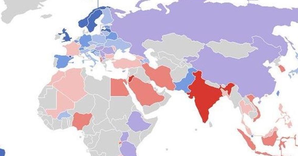 The World Value Survey’s Map of Worldwide Racial Intolerance