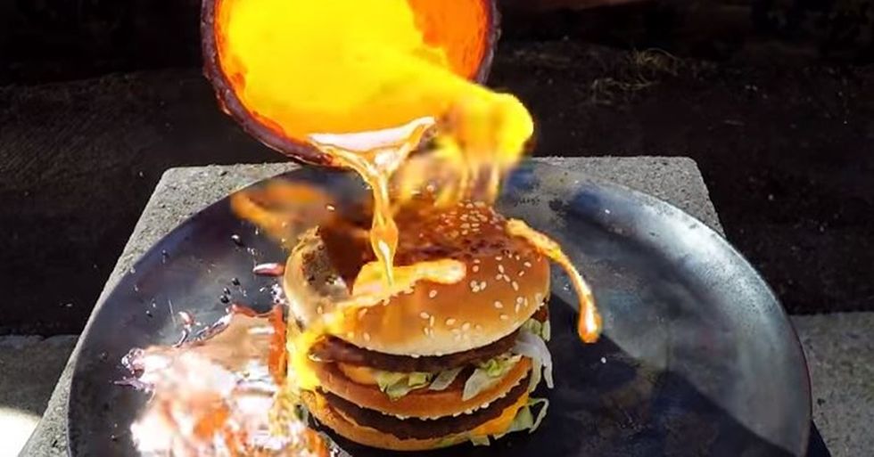 Why Can a Big Mac Stand Up to 2,000-Degree Molten Copper?
