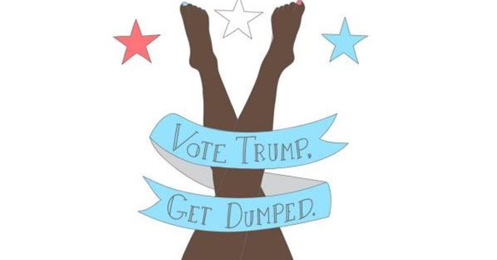 #VoteTrumpGetDumped Asks Women to Stop Sleeping With Men Who Support the Donald