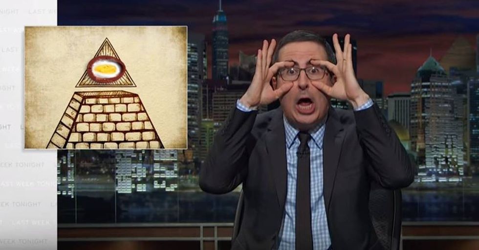 John Oliver Connects Cadbury Eggs to the Illuminati