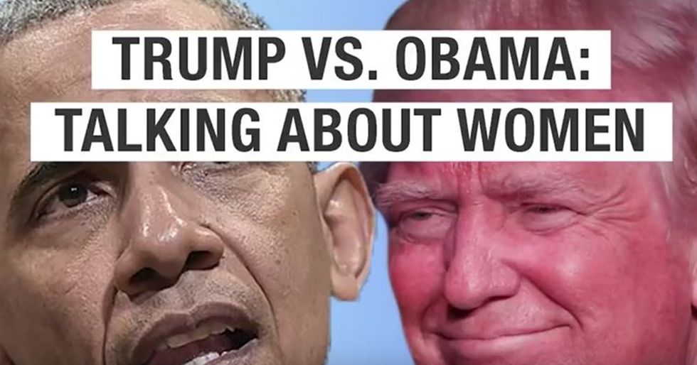 Trump vs. Obama: Talking About Women