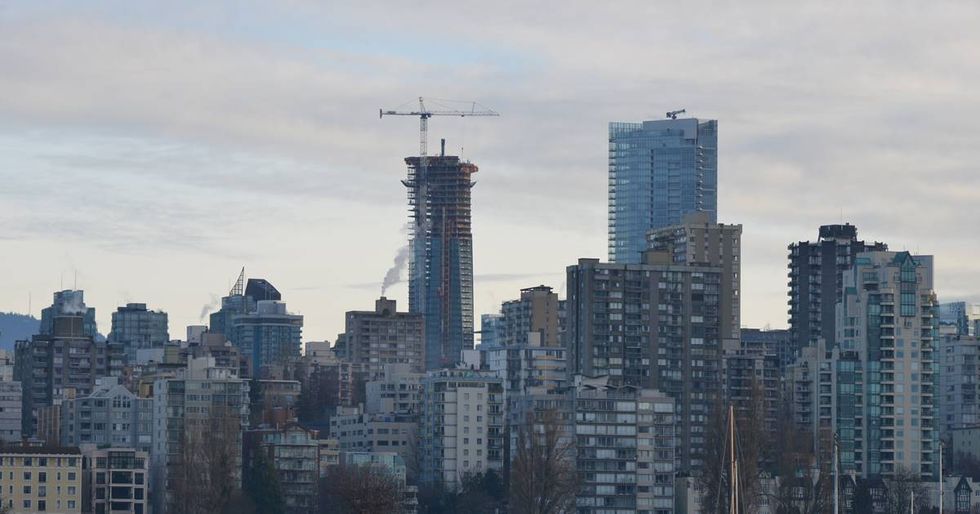 Man Flies Mexican Flag From Trump Tower in Vancouver