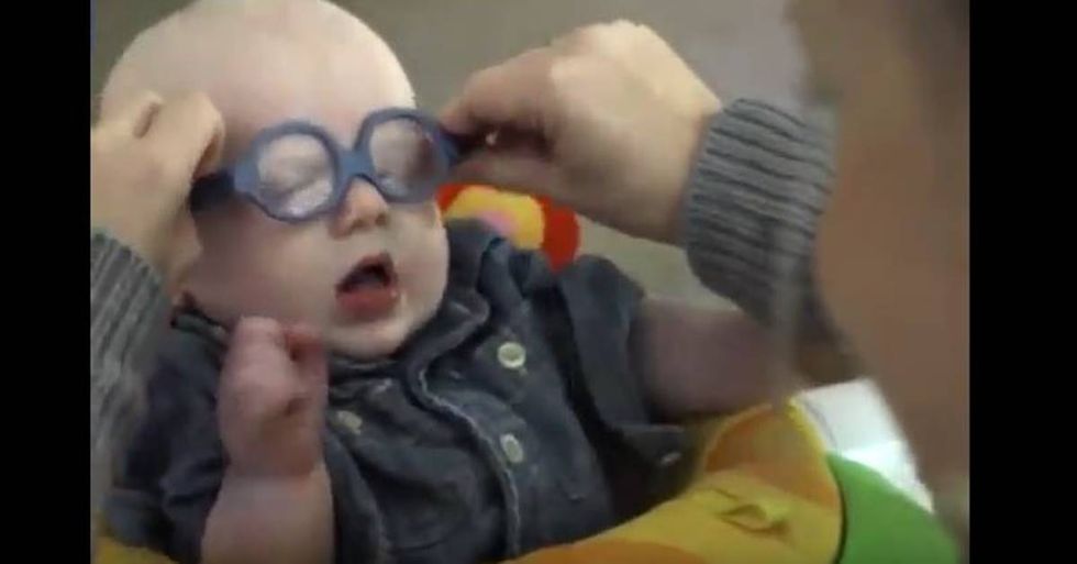 Four-Month-Old Baby Sees His Mother for the First Time