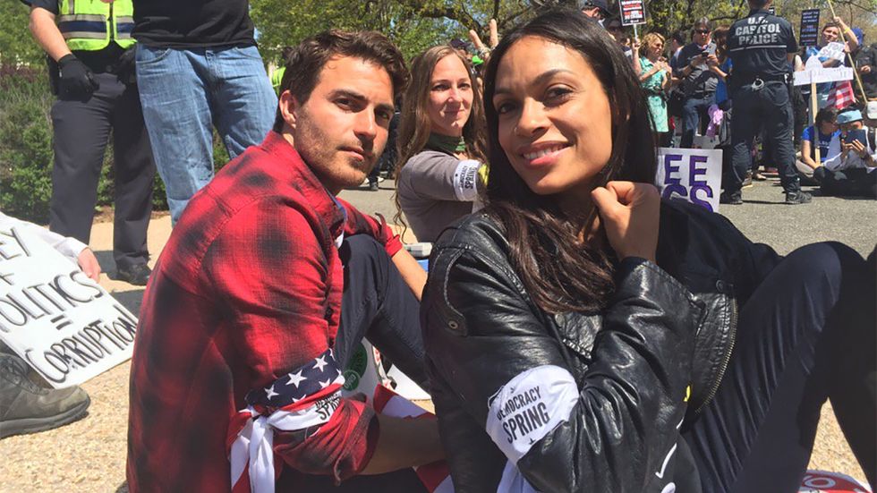 Rosario Dawson Was Handcuffed At The Democracy Spring Protest In Washington D.C.