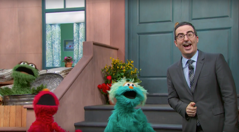 John Oliver Brings In Sesame Street Characters To Sing About Poisoned Water