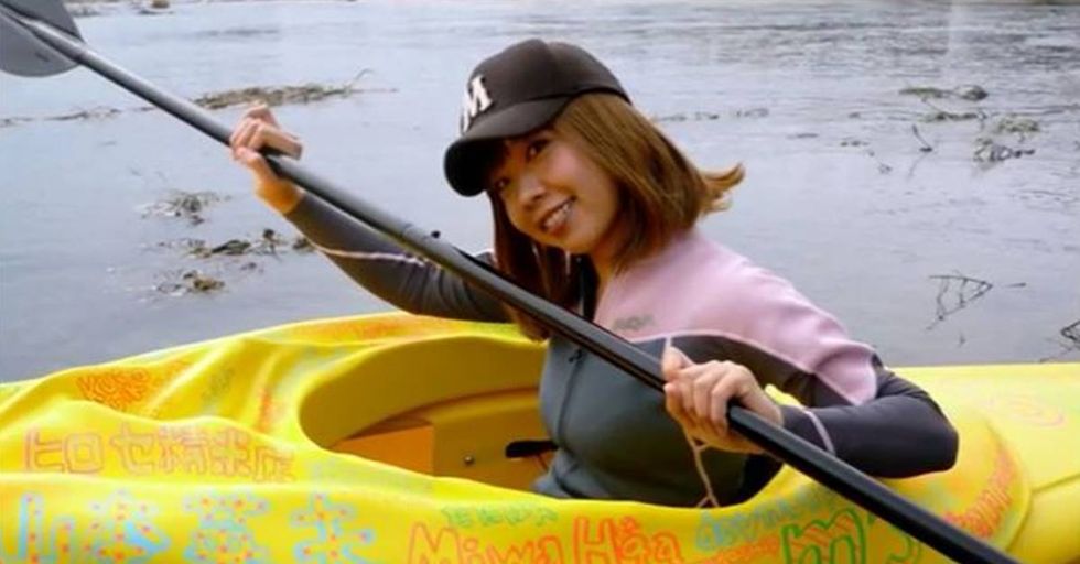 Artist Challenges Japanese Obscenity Laws With a Vagina-Shaped Kayak