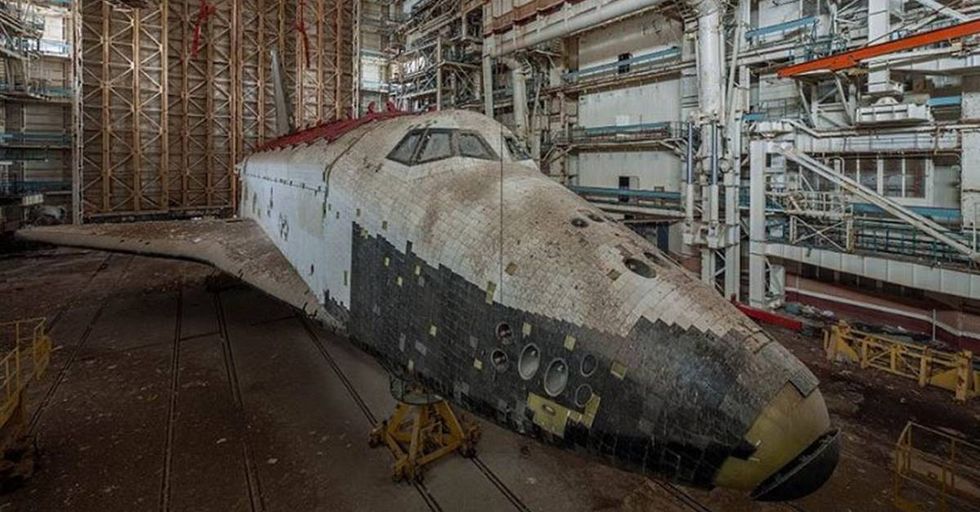 Two Soviet Space Shuttles Found In An Abandoned Hangar