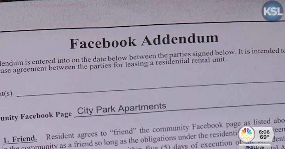 Apartment Owners Force Renters To Friend Them On Facebook