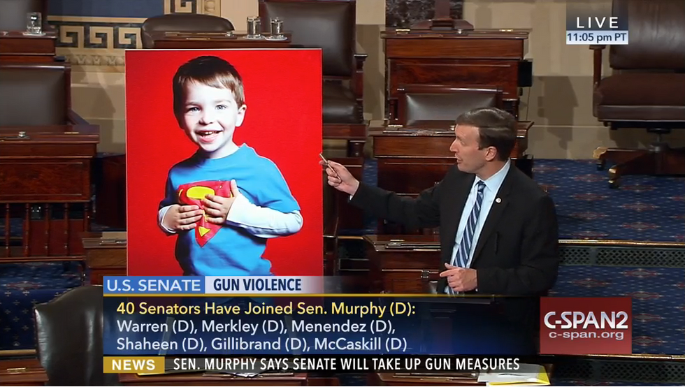 Connecticut Senator Ends His 15-Hour Senate Floor Stand With Inspiring Speech