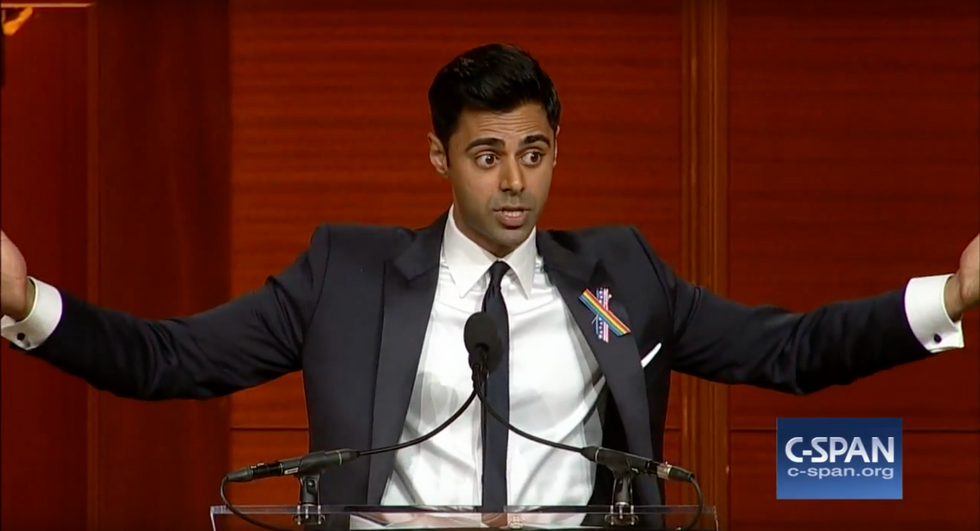 Comedian Hasan Minhaj Just Destroyed A Room Full Of Congresspeople For Failing On Gun Control