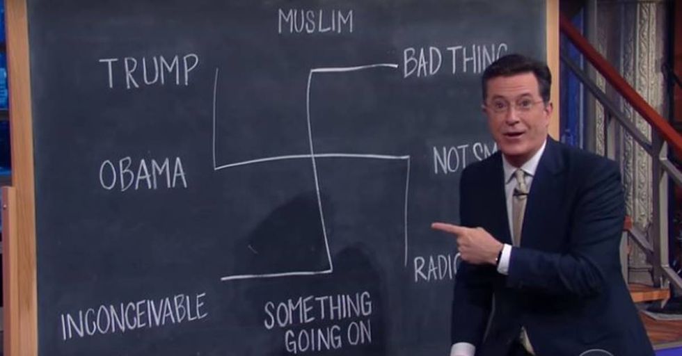 Stephen Colbert Calls Out Trump For His Reaction To The Orlando Tragedy