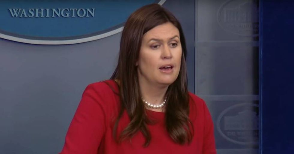Sarah Huckabee Sanders Admits Trump Lied About Two Recent Phone Calls