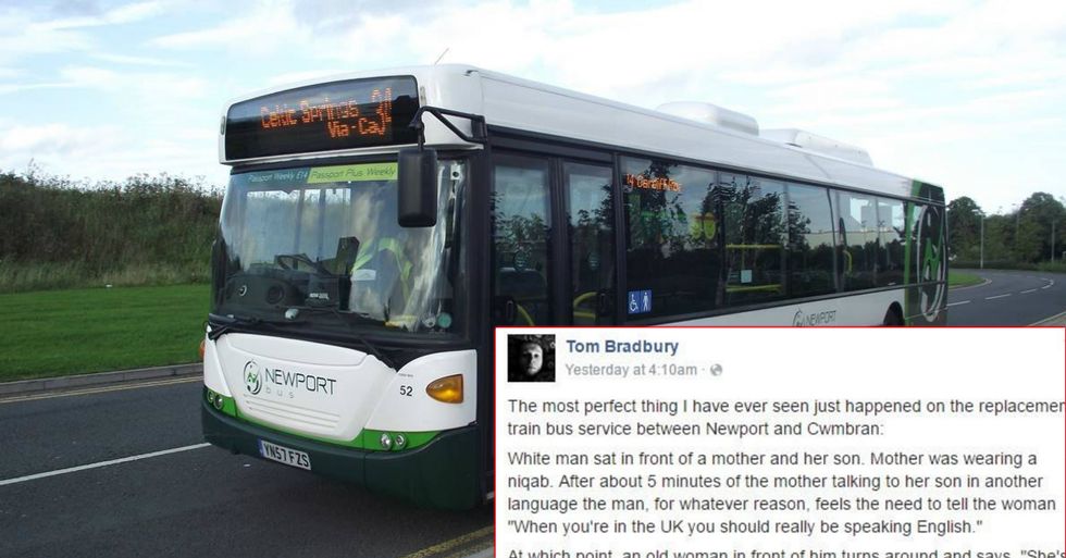 Angry Bus Rider Tells Muslim Woman To ‘Speak English’