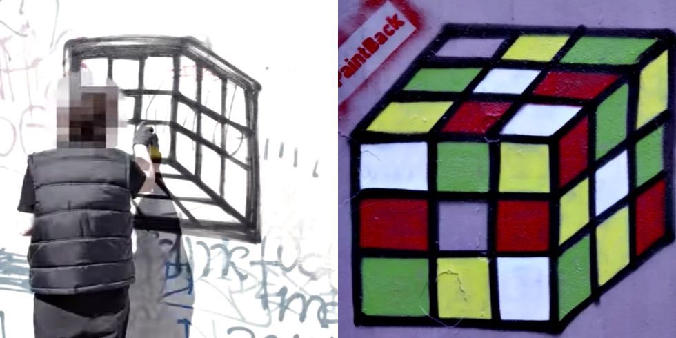 When Swastikas Started Popping Up In Their City, These Graffiti Artists Came Up With A Creative Solution