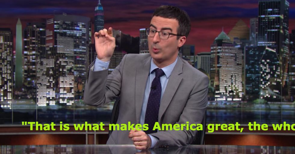 John Oliver Eviscerates Our Obsession With Fireworks