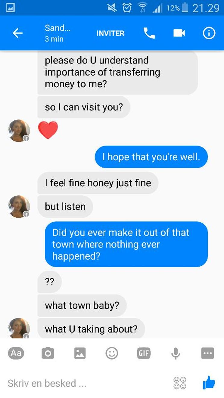 This Guy Hilariously Used Adele Lyrics To Shut Down Facebook Scammer Good This Guy Hilariously Used Adele Lyrics To Shut Down Facebook Scammer Good