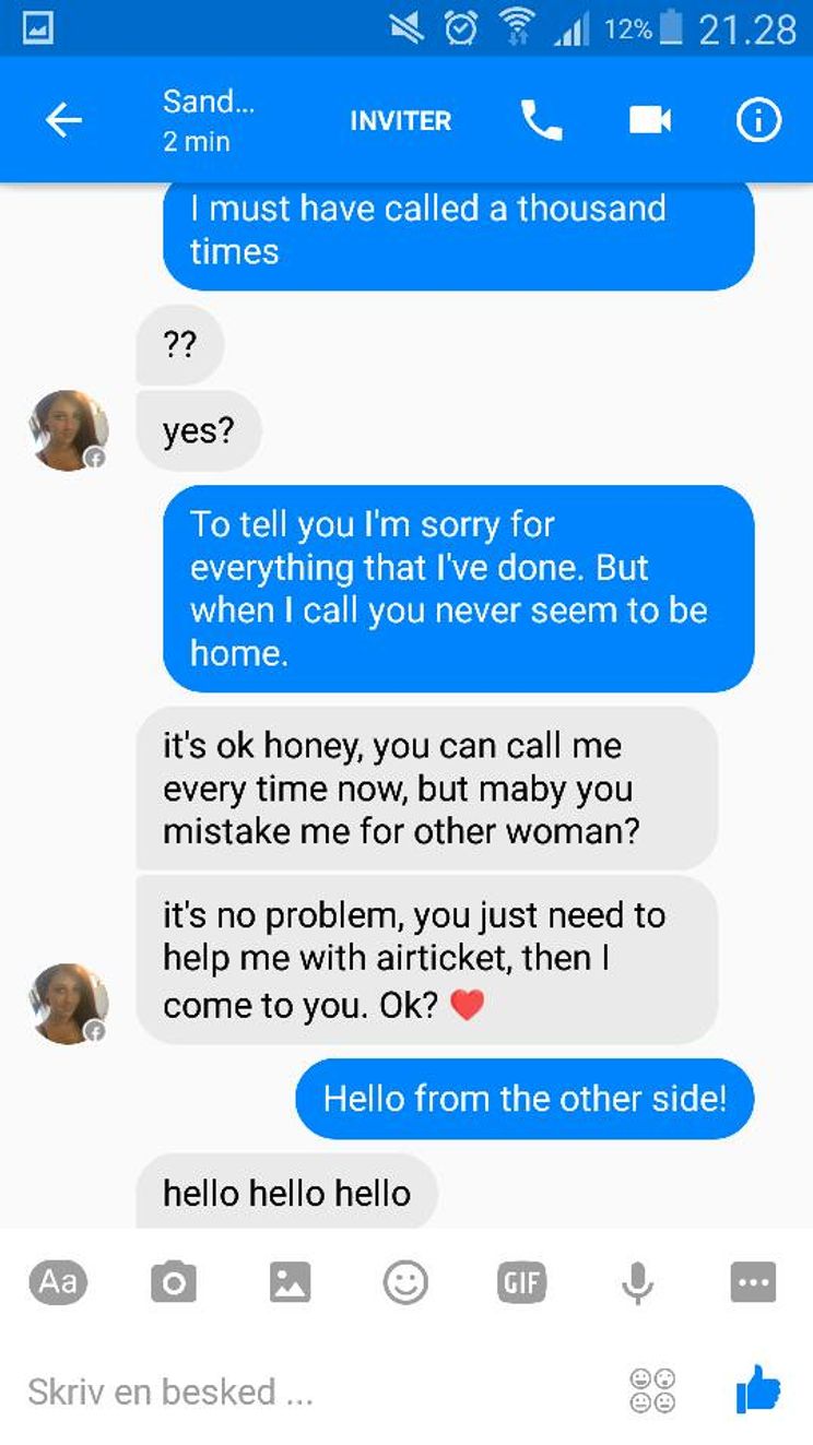 This Guy Hilariously Used Adele Lyrics To Shut Down Facebook Scammer Good This Guy Hilariously Used Adele Lyrics To Shut Down Facebook Scammer Good