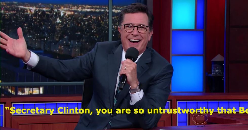 Stephen Colbert Surprised Viewers With His Blistering Take On Hillary Clinton’s Emails