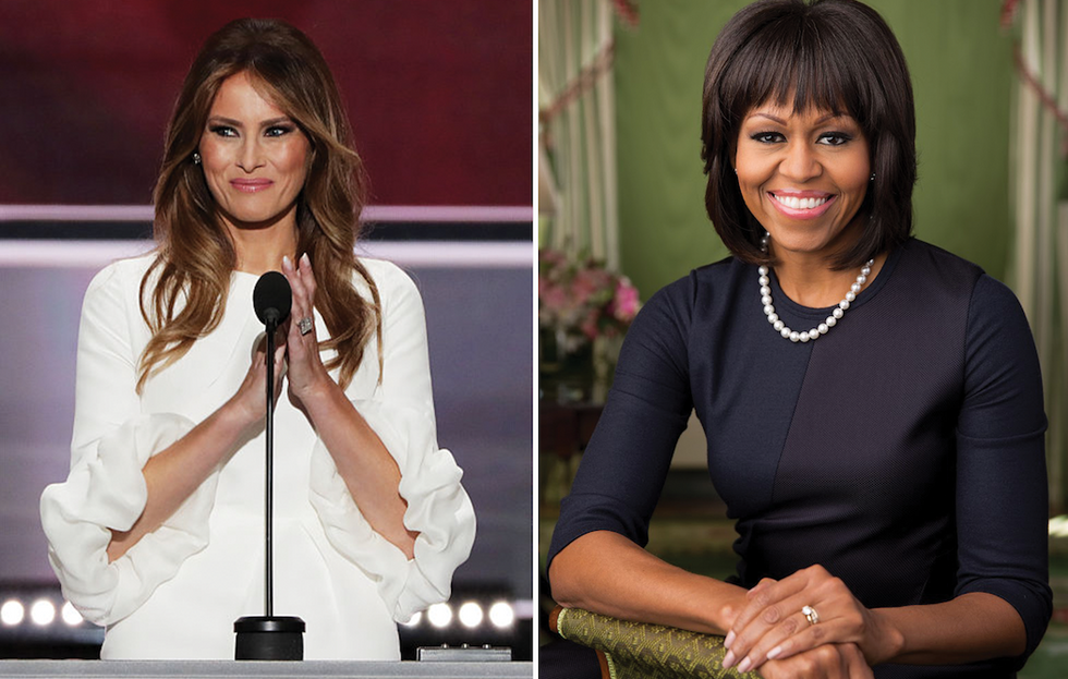 Melania Trump Accused Of Plagiarizing Michelle Obama’s 2008 Convention Speech