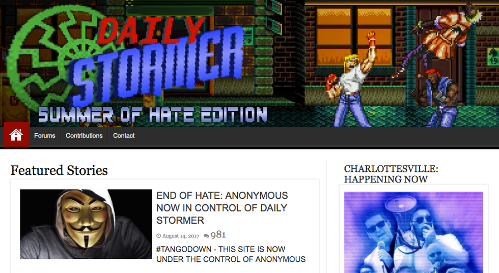 Neo-Nazi Website Finally Booted Off The Internet