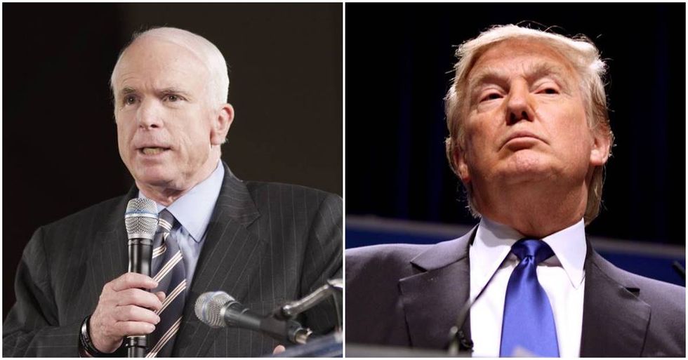 John McCain Slams Donald Trump For His Comments On The Khan Family