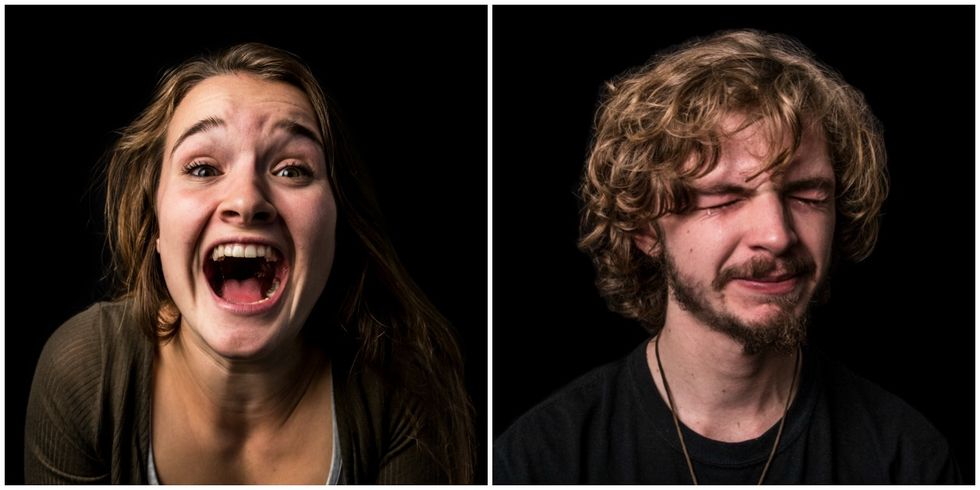 This Photographer Challenges Gender Stereotypes With Images of Men Crying, Women Laughing