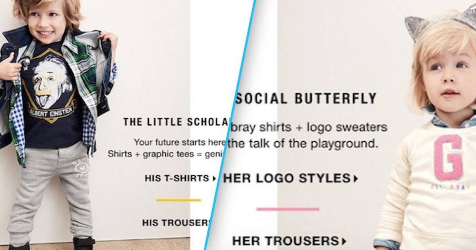 This Sexist GAP Ad Also Has An Ironic Typo