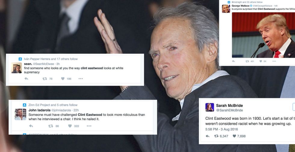 Clint Eastwood Gets Shut Down After Defending Trump’s Racism